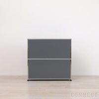 USM（ユーエスエム） / USM Haller Sideboard（USMハラー サイドボード） / W773×D373×H740mm / ドロップダウンドア×2 / USMミッドグレー