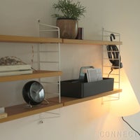 String Furniture（ストリング ファニチャー） / String Pocket（ストリング ポケット） / オーク×ホワイト / 石膏ボードアンカー付き / 壁面収納 / 2連セット