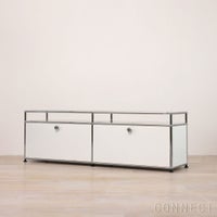 USM（ユーエスエム） / USM Haller TV Board（USMハラー テレビボード） / W1523×D373×H490mm / ドロップダウンドア×2 / ピュアホワイト