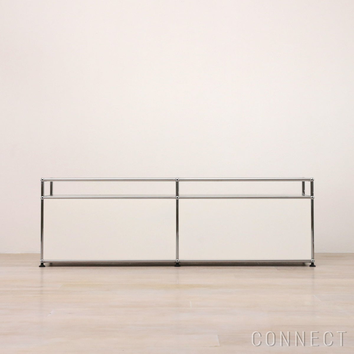 USM（ユーエスエム） / USM Haller TV Board（USMハラー テレビボード） / W1523×D373×H490mm / ドロップダウンドア×2 / ピュアホワイト