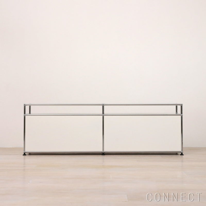USM（ユーエスエム） / USM Haller TV Board（USMハラー テレビボード） / W1523×D373×H490mm / ドロップダウンドア×2 / ピュアホワイト