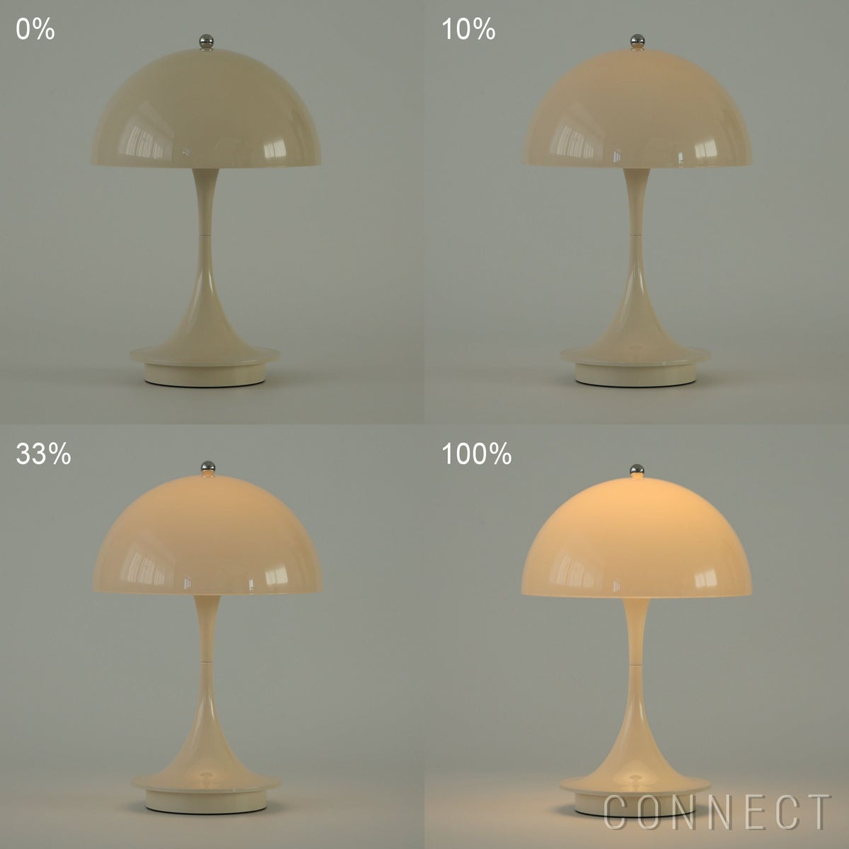 Louis Poulsen（ルイスポールセン） / Panthella 160 Portable V3（パンテラ 160 ポータブル） / オパール・ベージュ / テーブルランプ