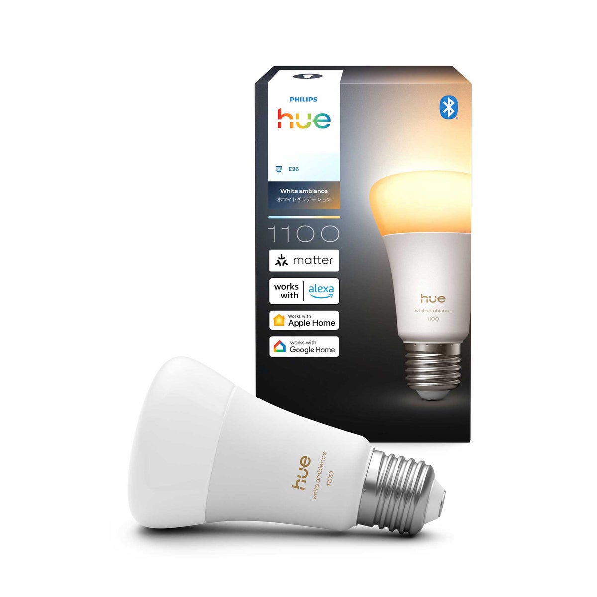 Philips Hue（フィリップスヒュー） / ホワイトグラデーション E26 LED電球 75W相当 PH75WA1-SU / スマート電球
