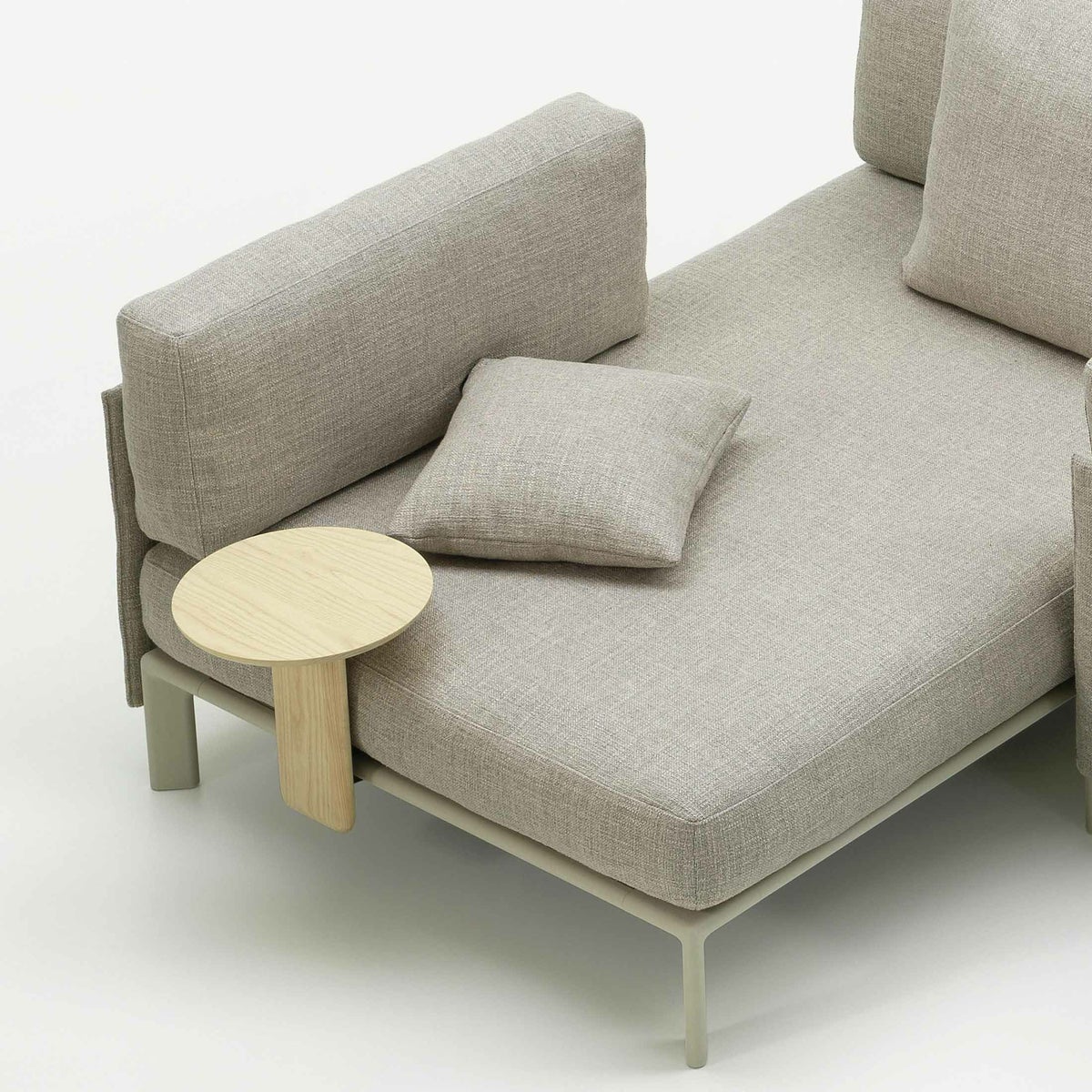 Vitra（ヴィトラ） / Anagram Sofa Attachable table（アナグラムソファ アタッチャブルテーブル）Φ35 / コットンホワイトアッシュ