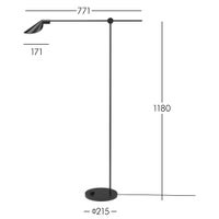 FRITZ HANSEN（フリッツ・ハンセン） / MS SERIES（MSシリーズ） / スチール / ブラックPVD / フロアランプ