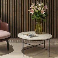 FRITZ HANSEN（フリッツ・ハンセン） / PLANNER COFFEE TABLES（プランナーコーヒーテーブル）MC300 / 大理石（クリーム120） / 円形