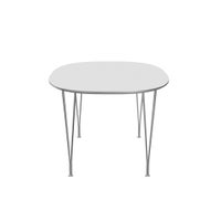 FRITZ HANSEN（フリッツ・ハンセン） / TABLE SERIES（テーブルシリーズ）B616 / スーパー楕円テーブル / ホワイト / クローム脚