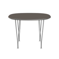 FRITZ HANSEN（フリッツ・ハンセン） / TABLE SERIES（テーブルシリーズ）B603 / スーパー円テーブル / グレー / クローム脚