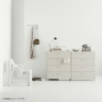 String Furniture（ストリング ファニチャー） / Relief wide beige / legs（レリーフ） / W82×D41×H92.5cm / ベージュ / ワイドチェスト