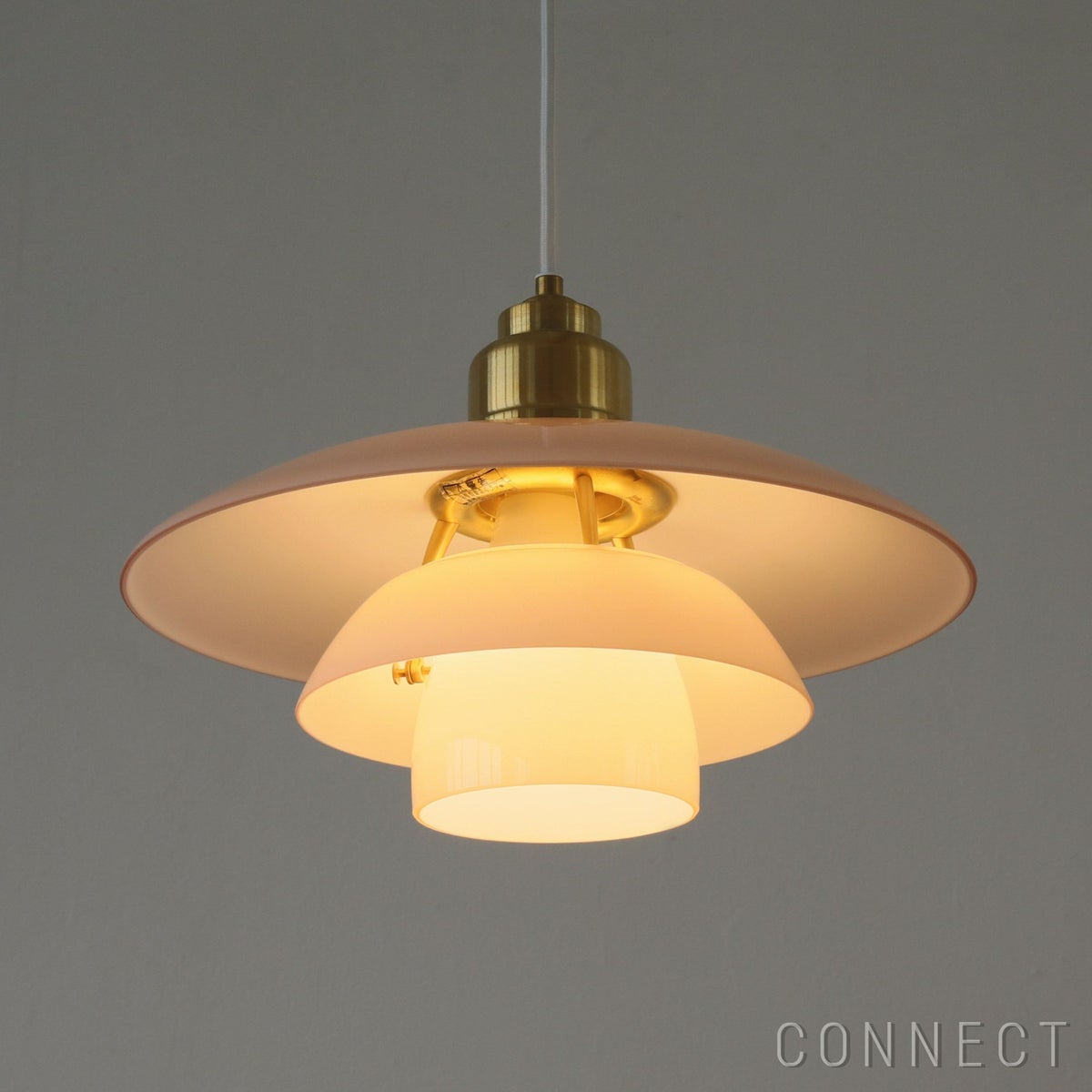 Louis Poulsen（ルイスポールセン） / PH 3 1／2-3 Glass Pendant（グラスペンダント） / 真鍮 / ペール・ローズ / ペンダントライト