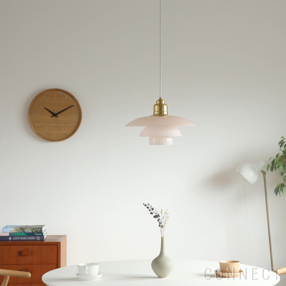 Louis Poulsen（ルイスポールセン） / PH 3 1／2-3 Glass Pendant（グラスペンダント） / 真鍮 / ペール・ローズ / ペンダントライト