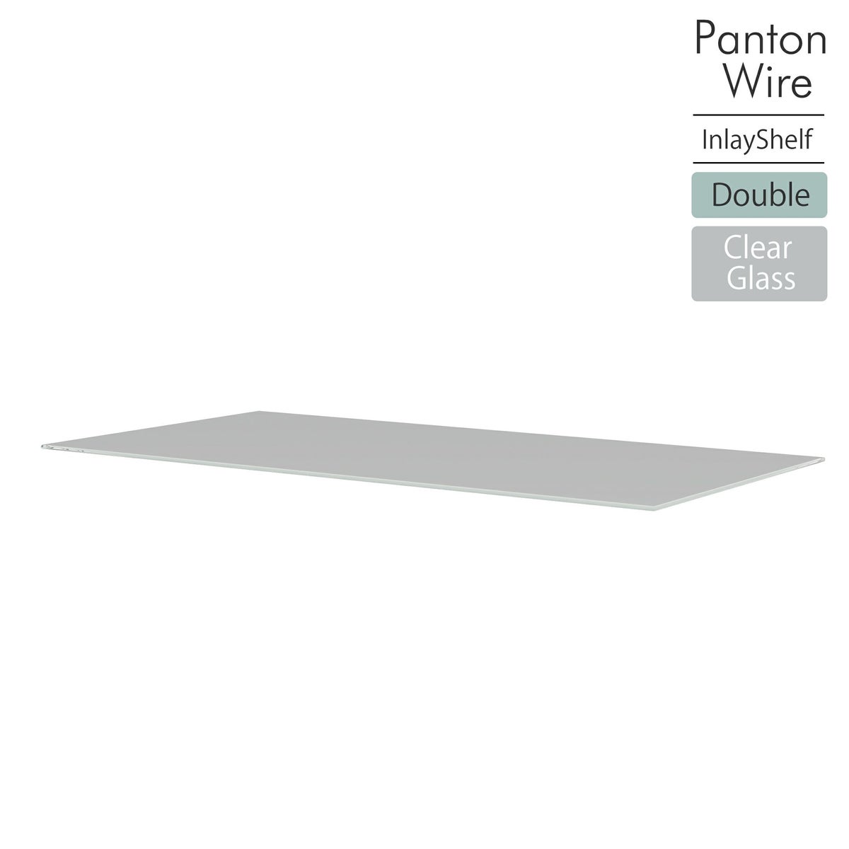 Montana / Panton Wire（パントンワイヤー） / インレイシェルフ / ダブル W68.2cm / Clear Glass（クリアガラス）