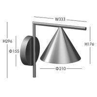 FLOS（フロス） / CAPTAIN FLINT OUTDOOR WALL / キャプテン フリント アウトドア ウォール / 全2色 / 3000K / ウォールランプ