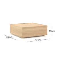 Karimoku Case（カリモクケース） / BELLUSTAR TOKYO N-S02-Table / ノームテーブルモジュール /モジュールソファ用コンソールテーブル