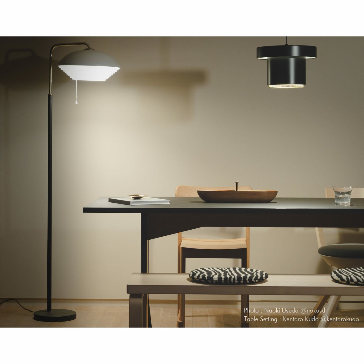 Artek（アルテック） / ZEBRA SEAT CUSHION（ゼブラ シートクッション） / ブラック・ホワイト / チェアパッド