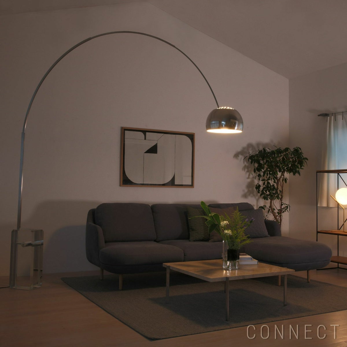 【札幌市内配送限定】【アウトレット】【組立・送料無料】FLOS（フロス） / ARCO K（アルコ ケイ） / E26 / フロアランプ'