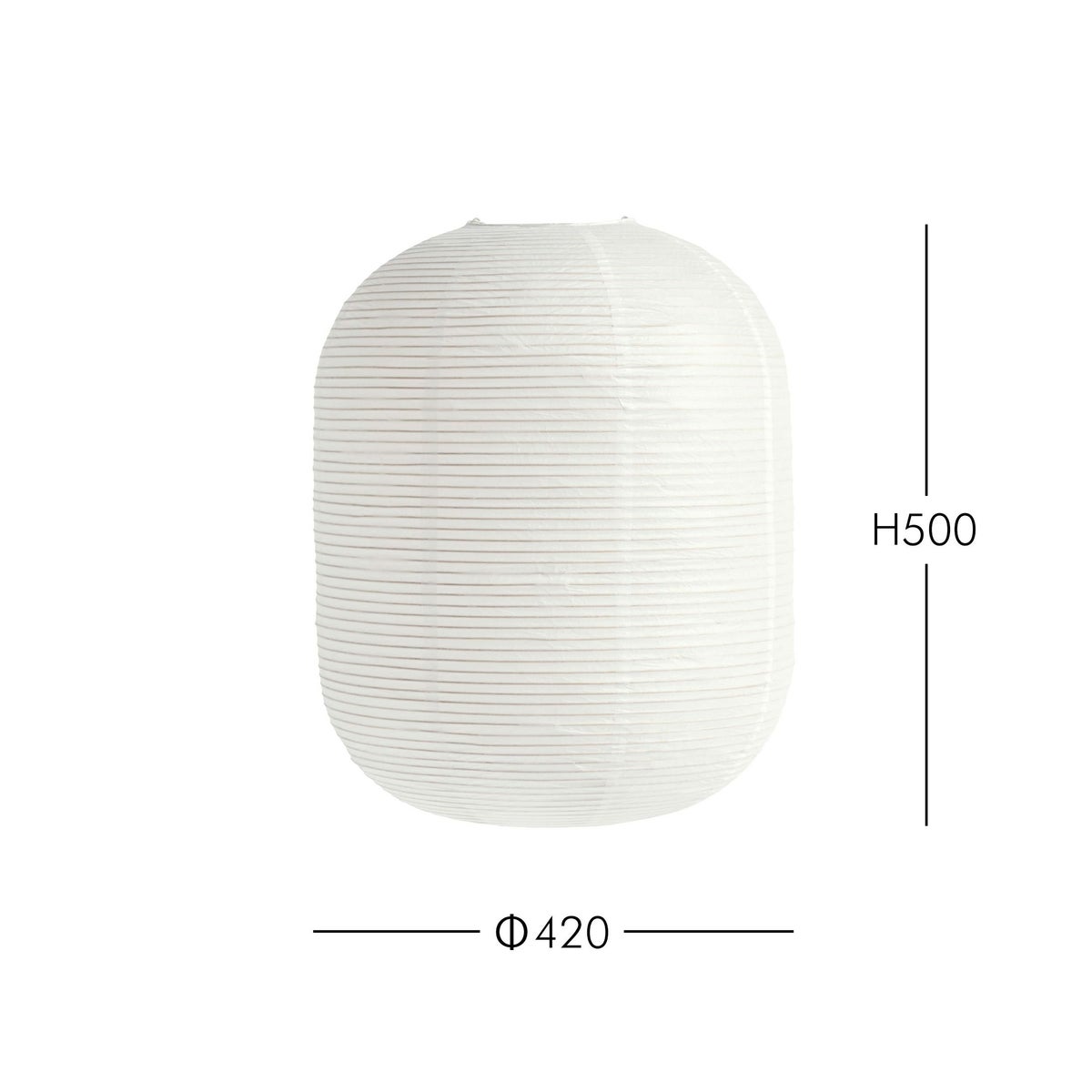 HAY（ヘイ） / PAPER SHADE OBLONG + CORD SET（ペーパーシェードオブロング + コードセット） / Φ42 / クラシックホワイト / ペンダントライト