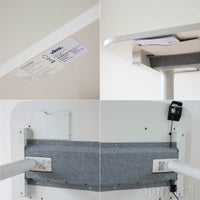 Vitra（ヴィトラ） / Tyde 2 Home Desk board shape（タイド2ホームデスク バレル） / メラミン天板 / ソフトライト脚・パウダーコート仕上げ / 130×75cm / 電動昇降デスク