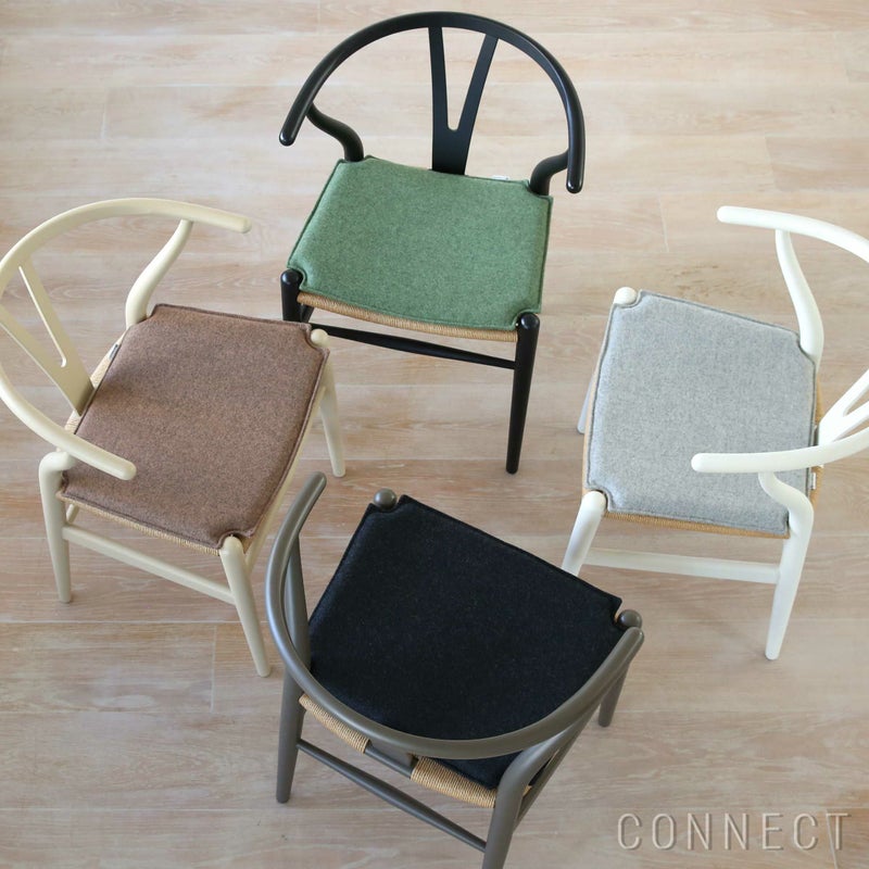 CARL HANSEN & SON （カール・ハンセン＆サン） / CU CH24 Cushion / Yチェア（ワイチェア）専用 両面 ファブリッククッション / ブラック