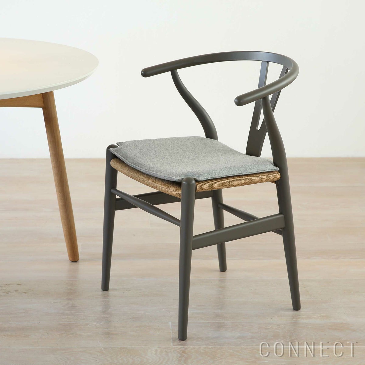 CARL HANSEN & SON （カール・ハンセン＆サン） / CU CH24 Cushion / Yチェア（ワイチェア）専用 両面 ファブリッククッション / Focus melange 60310 ライトグレー