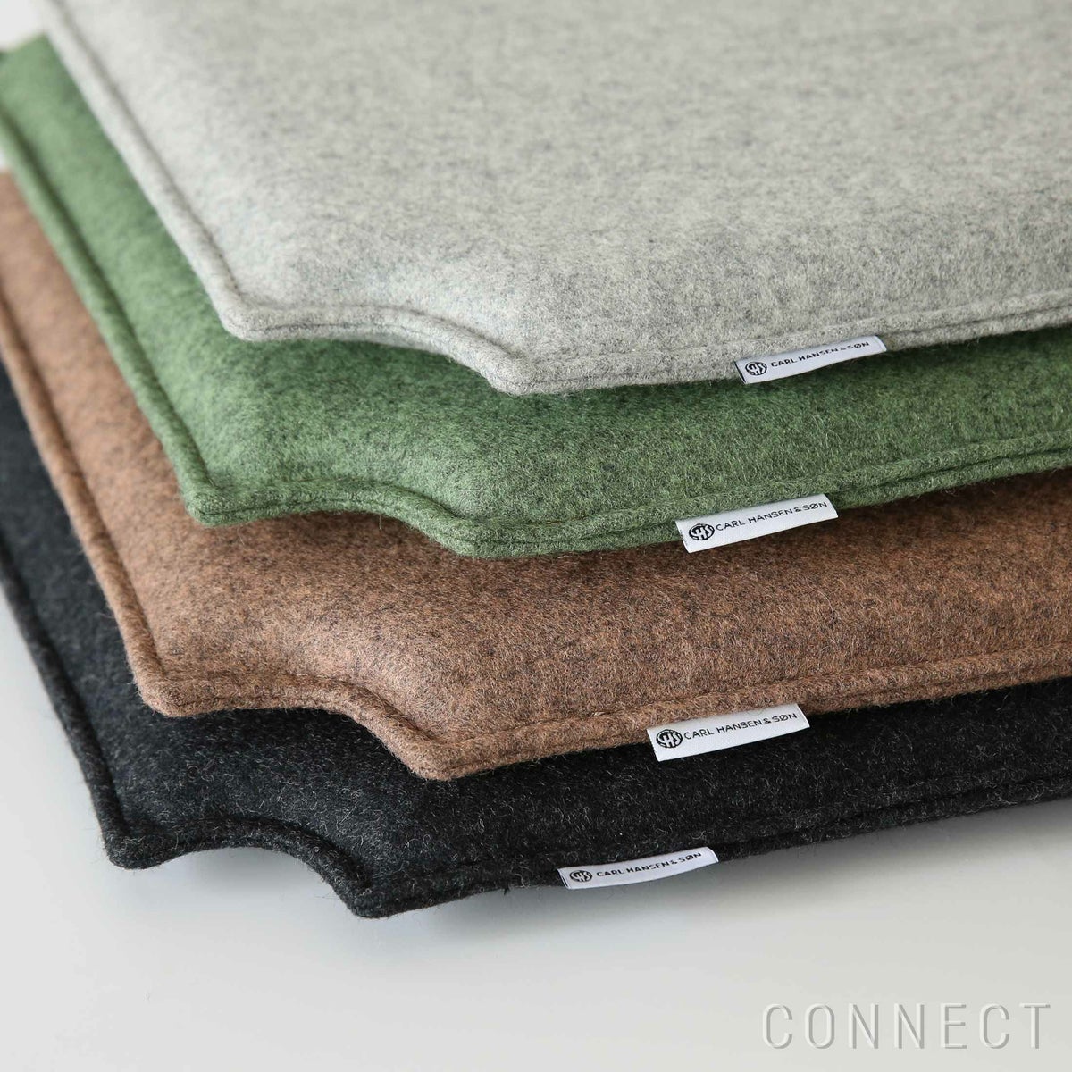 CARL HANSEN & SON （カール・ハンセン＆サン） / CU CH24 Cushion / Yチェア（ワイチェア）専用 両面 ファブリッククッション / Focus melange 68247 モスグリーン