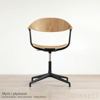 Vitra（ヴィトラ） / Mynt（ミント） / プライウッド / ディープブラック4スターベース・パウダーコート仕上げ / デスクチェア