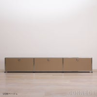 USMハラー（ユーエスエムハラー） / TV Board（テレビボード） / W2273×D373×H390mm / ドロップダウンドア×3（デイバイダーシェルフ×3） / USMベージュ