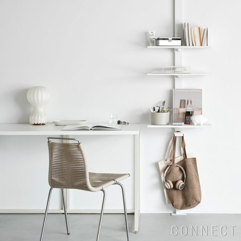 AIR SHELF（エアーシェルフ） / Deskside Shelf Set（デスクサイドシェルフセット） / SET-AS-DSS-WH / 突っ張り型収納