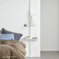 AIR SHELF（エアシェルフ）/ Sidetable Shelf Set（サイドテーブルシェルフセット）/ SET-AS-STS-WH / 突っ張り型収納