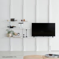AIR SHELF（エアシェルフ） / TVboard Shelf Set（テレビボードシェルフセット） / SET-AS-TS-WH / 突っ張り型収納
