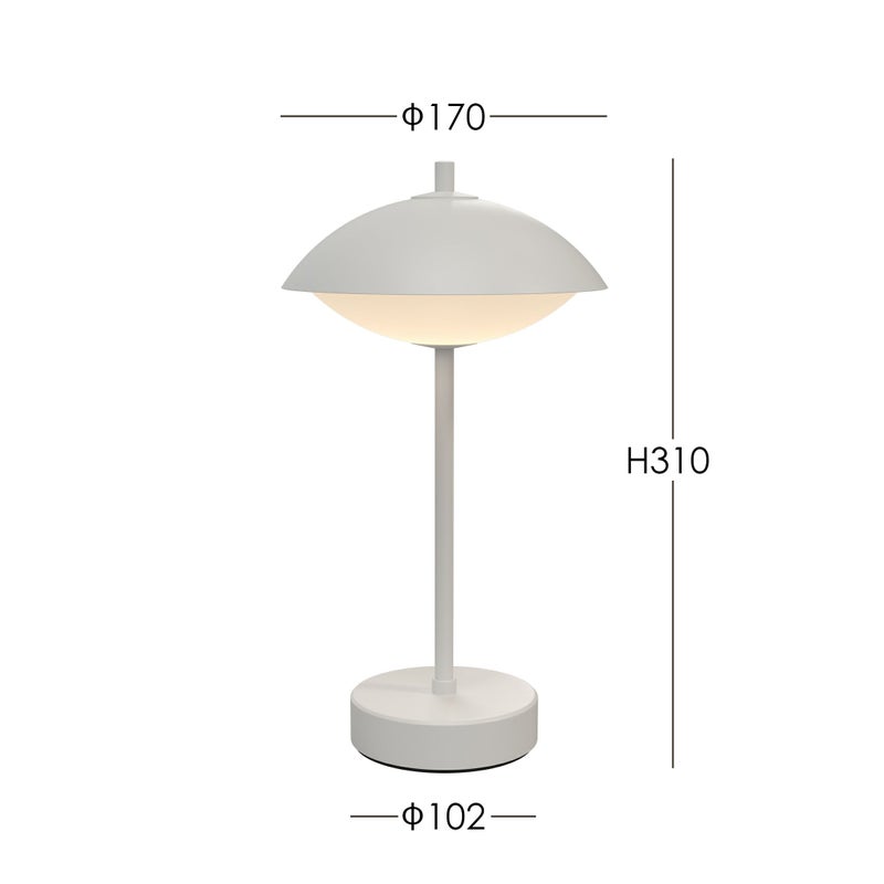 FRITZ HANSEN（フリッツ・ハンセン） / CLAM PORTABLE（クラム ポータブル） / φ170mm / テーブルランプ