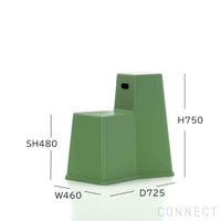 【アウトレット】Vitra（ヴィトラ） / Stool-Tool（スツールツール） / 76 industrial green / チェア