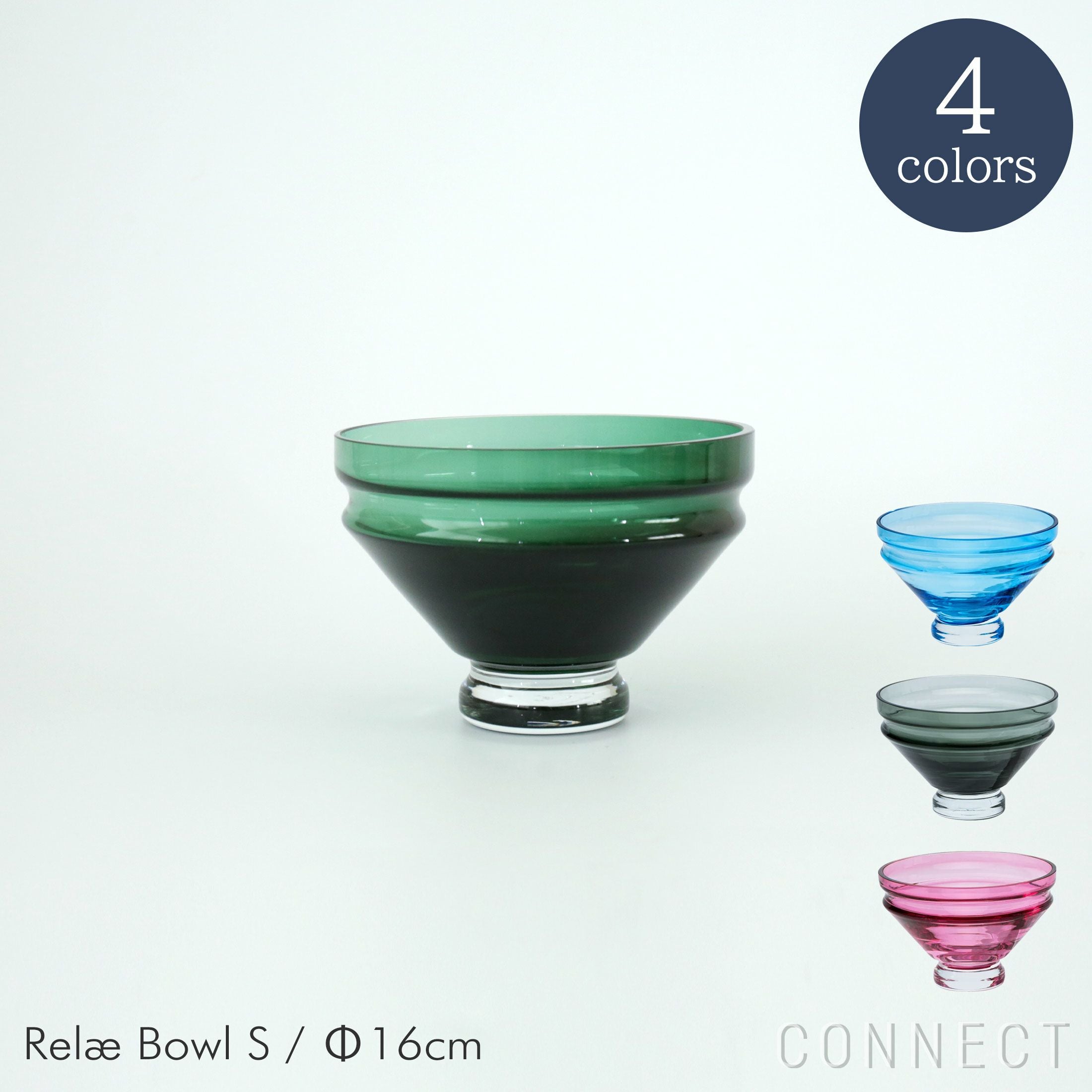 WASHIZUKA GLASS STUDIO（ワシズカグラススタジオ） / charcoal / bowl