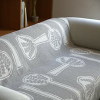 KLIPPAN（クリッパン）×mina perhonen（ミナ ペルホネン） / FOREST SPOON / シュニールコットンブランケット / シングルサイズ 140×180cm