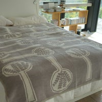 KLIPPAN（クリッパン）×mina perhonen（ミナ ペルホネン） / FOREST SPOON / シュニールコットンブランケット / シングルサイズ 140×180cm