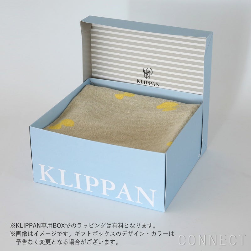 KLIPPAN（クリッパン）×mina perhonen（ミナ ペルホネン） / FOREST SPOON / シュニールコットンブランケット / シングルサイズ 140×180cm