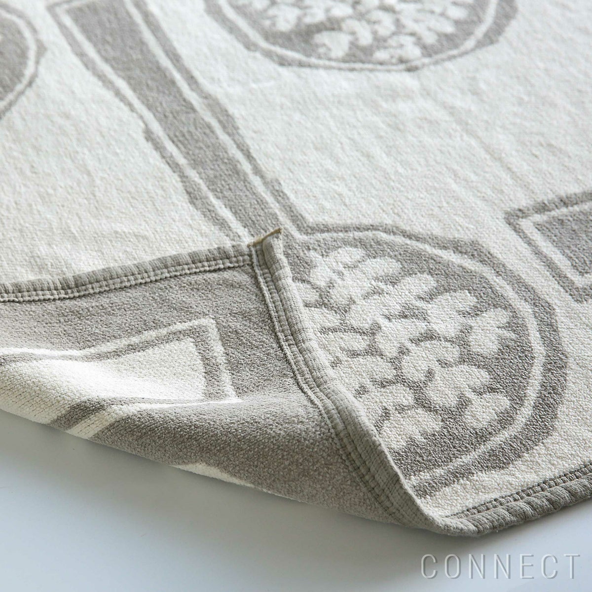 KLIPPAN（クリッパン）×mina perhonen（ミナ ペルホネン） / FOREST SPOON / シュニールコットンブランケット / ハーフサイズ 90×140cm