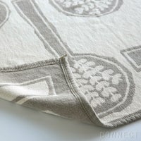 KLIPPAN（クリッパン）×mina perhonen（ミナ ペルホネン） / FOREST SPOON / シュニールコットンブランケット / ハーフサイズ 90×140cm