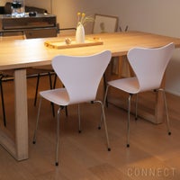 【70周年記念モデル】FRITZ HANSEN（フリッツ・ハンセン） / SERIES 7（セブンチェア） / 7:14AM / ラッカー（ピンク） / スチール脚（クローム仕上げ）