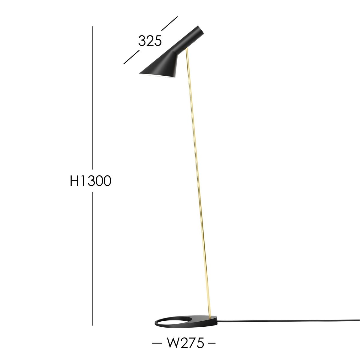 Louis Poulsen（ルイスポールセン） / AJ Floor（AJ フロア） / 真鍮 / 全2色 / フロアランプ