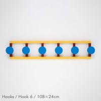 raawii（ラーウィー） / Hooks（フックス） / Hook 6 / 108×24cm / 壁掛けフック