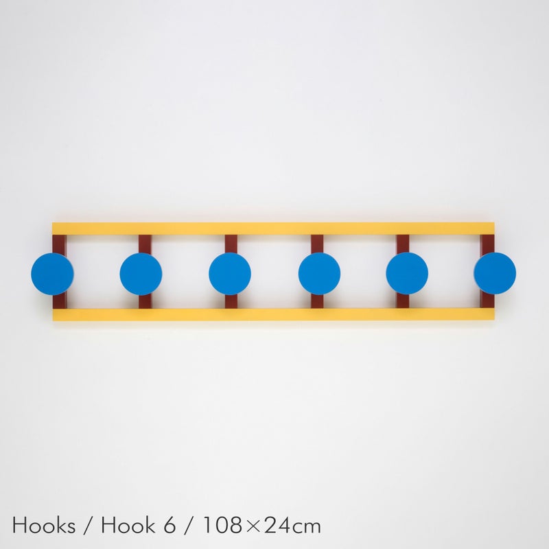 raawii（ラーウィー） / Hooks（フックス） / Hook 6 / 108×24cm / 壁掛けフック