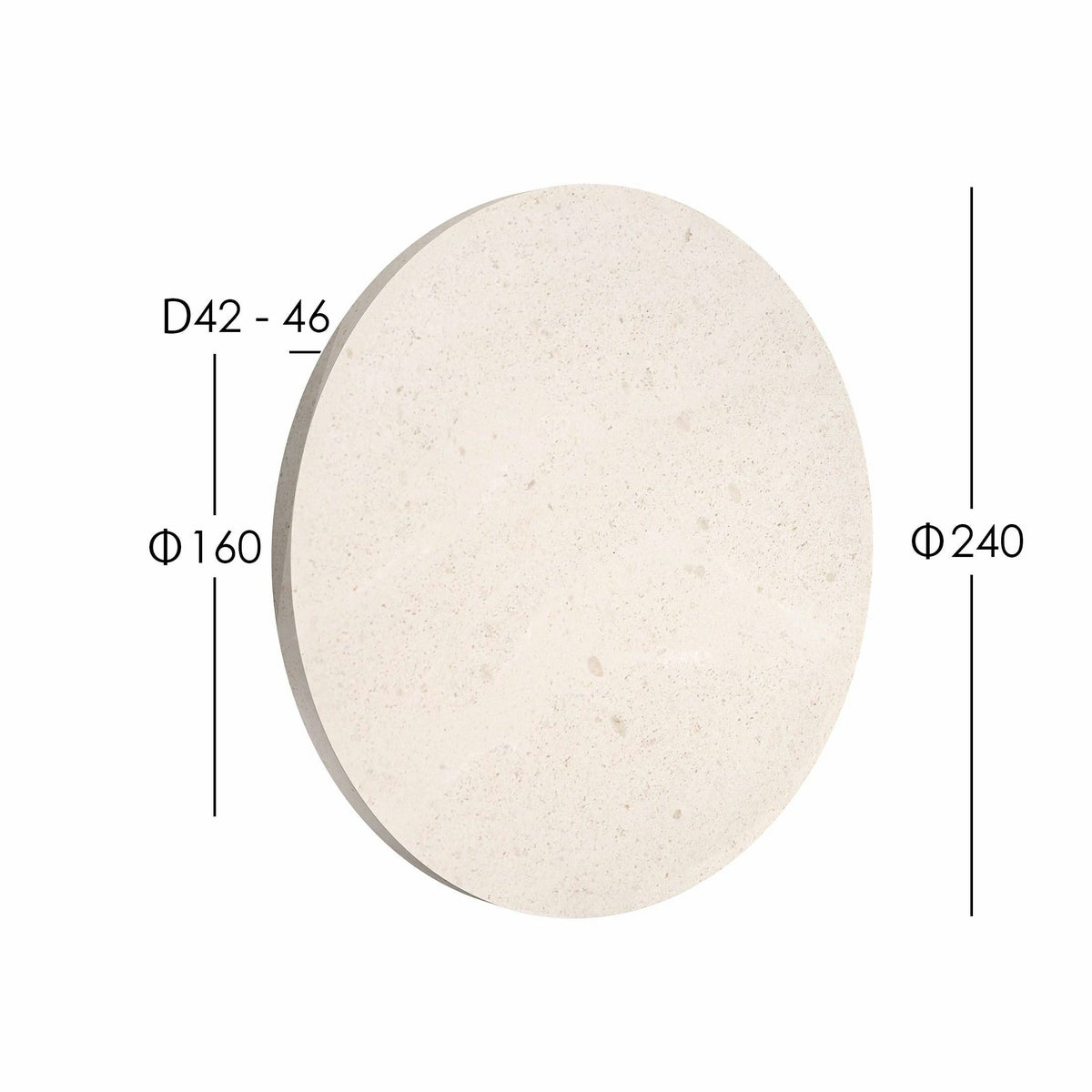 FLOS（フロス） / CAMOUFLAGE / カモフラージュ（アウトドア） 240 / クリームストーン / 3000K / ウォールランプ