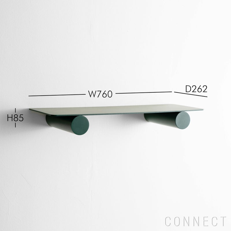 raawii（ラーウィー） / Pipeline（パイプライン） / Duo shelf（デュオシェルフ） / W76×D26.2cm / 全5色 / ウォールシェルフ