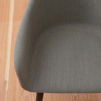 Audo Copenhagen（オドー・コペンハーゲン） / HARBOUR DINING CHAIR（ハーバー ダイニングチェア） / 布張りシェル / ウッドベース / Remix（リミックス） 0233 グレー