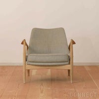 Audo Copenhagen（オドー・コペンハーゲン） / THE SEAL LOUNGE CHAIR（ザ シール ラウンジチェア） / Low Back / ナチュラルオークベース / Re-wool（リウール） 0218 ベージュ