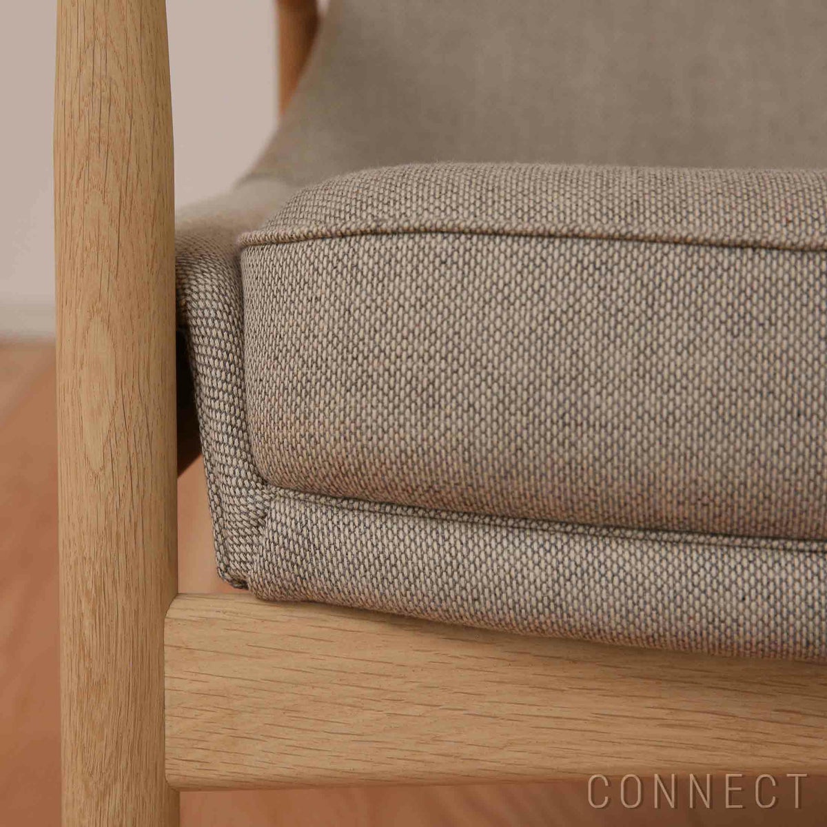 Audo Copenhagen（オドー・コペンハーゲン） / THE SEAL LOUNGE CHAIR（ザ シール ラウンジチェア） / Low Back / ナチュラルオークベース / Re-wool（リウール） 0218 ベージュ
