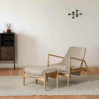 Audo Copenhagen（オドー・コペンハーゲン） / THE SEAL LOUNGE CHAIR（ザ シール ラウンジチェア） / Low Back / ナチュラルオークベース / Re-wool（リウール） 0218 ベージュ