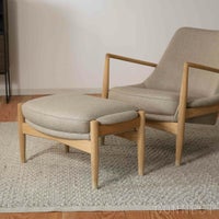 Audo Copenhagen（オドー・コペンハーゲン） / THE SEAL OTTOMAN（ザ シール オットマン） / ナチュラルオークベース / Re-wool（リウール） 0218 ベージュ