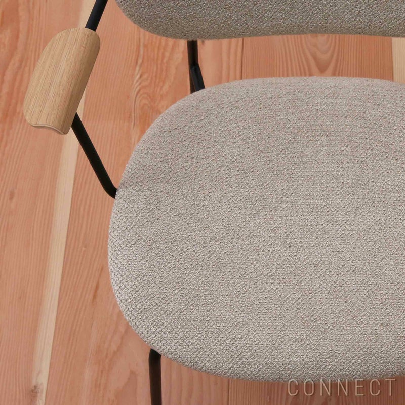 Audo Copenhagen（オドー・コペンハーゲン） / CO LOUNGE CHAIR（コ ラウンジチェア） / 布張りシート&バック / Audo Boucle（オドー ブークレ） 02 / ブラックベース